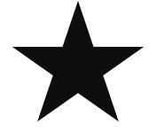 black star rating