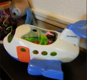 Details about   Vintage Fisher Price Little People BLUE AIRPLANE NURSERY RIDERS for BABY INFANT 