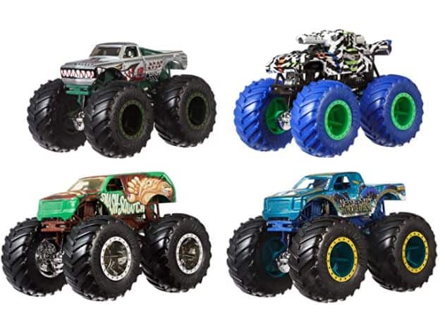 Set of 4 Toy Monster Trucks