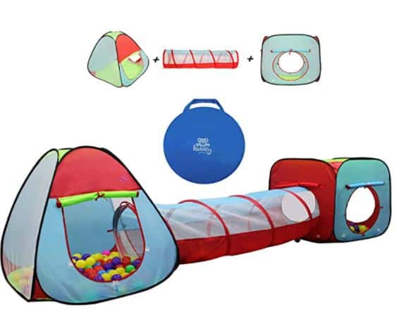 Kiddey Children’s Play Tent with Tunnel (3-Piece Set)