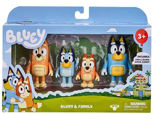 Bluey & Family Toy Figure 4-Pack