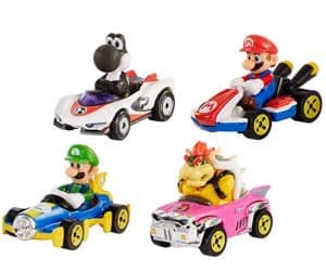 Hot Wheels Mario Kart Characters and Karts as Die-Cast Cars