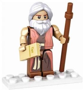 Nativity Bricks Moses Figurine
