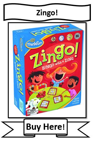 Zingo Board Game