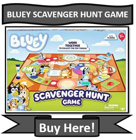 Bluey Scavenger Hunt Board Game 