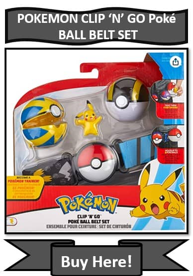 Pokemon Clip 'n' Go Poké ball Belt Set