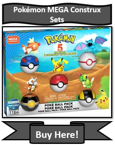 Pokémon Mega Construx Poke Ball Sets - Best Pokémon Toys