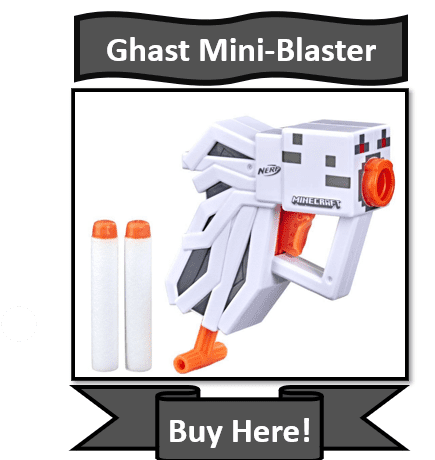 NERF Minecraft Ghast Mini Blaster