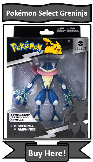 Pokémon Select Greninja figure - Pokémon Select Figure Series List