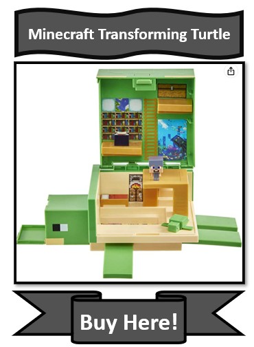 Minecraft Transforming Turtle Hideout Playset - Best Minecraft Toys