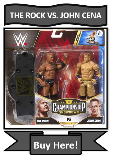 WWE Championship Showdown the Rock vs. John Cena