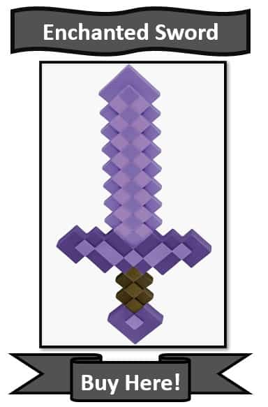 Minecraft Enchanted Sword Plastic Toy