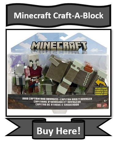 Minecraft Craft-a-block figure sets