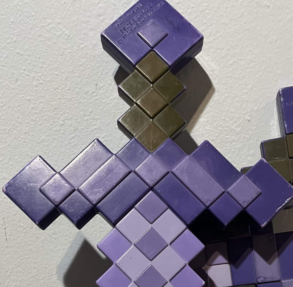 Minecraft Plastic Sword Toy - Original Photo