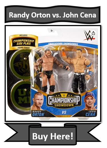 WWE Randy Orton vs. John Cena Action Figure Set (WWE Championship Showdown Figure Sets)