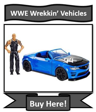 WWE Wrekkin' Vehicle Toys with WWE Superstar Action Figures