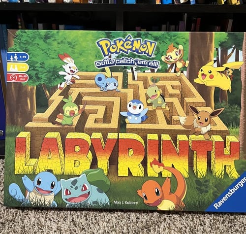 Original Pokémon Labyrinth Board Game Cover Photo